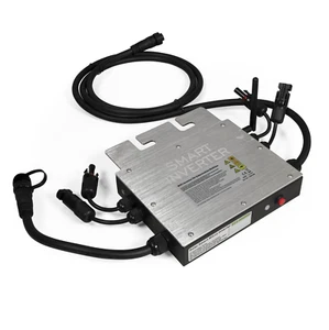 Inverter WIFI per pannelli solari, 600W, app, cavo 2m, inverter modulo - Foto 1 di 3