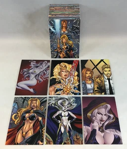 LETHAL LADIES (2002) Complete Trading Card Set LADY DEATH & MEDIEVAL WITCHBLADE - Picture 1 of 3