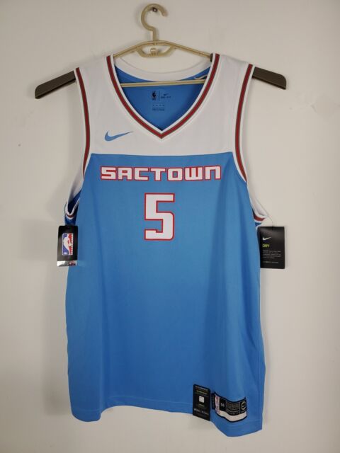 De'Aaron Fox Sacramento Kings Nike City Edition Swingman Jersey - Blue