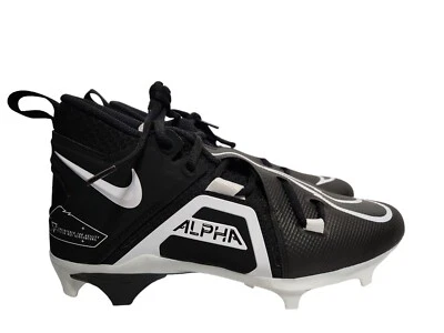 Nike Alpha Menace Pro 3 CT6649-001 Mid Football Cleats Men Black Size 7 - Image 1 of 4