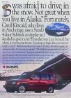 1993 Suzuki 4-Door Sidekick 4x4 - Conquers Winter Driving - Vintage Ad