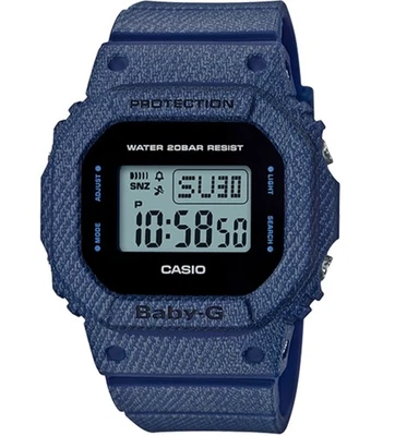 Casio Baby-G * BGD560DE-2 Denim Pattern Square Digital Watch for Women - image 1 of 2