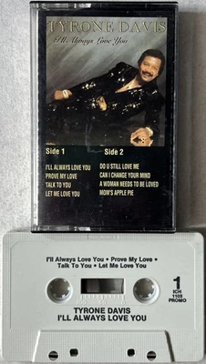 Tyrone Davis - I’ll Always Love You Open Cassette Tape 1991 Ichiban Funk Soul - Image 1 of 4