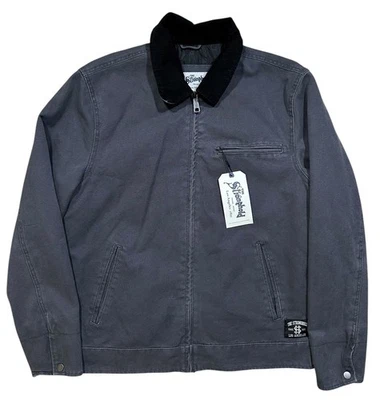 BNWT Men’s The Stronghold Jacket Grey Canvas Chore Utility Workwear Coat Medium - Image 1 of 4