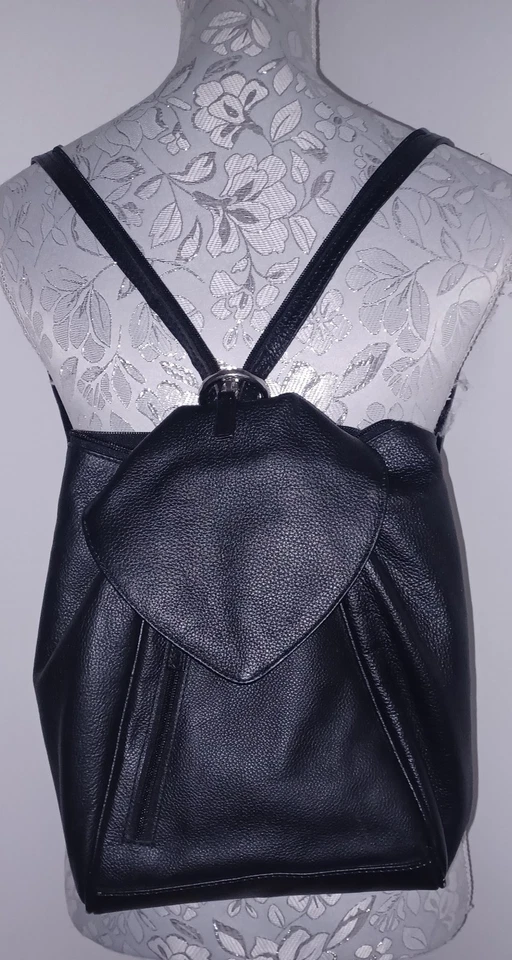 schwarzer Rucksack, City Bag - Bild 1 von 4