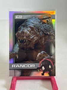 2025 Topps Chrome Star Wars Rancor Outer World Oddities Refractor - Bild 1 von 2