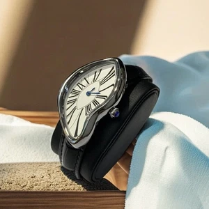 Melting Crash Watch Dali Paris French Vintage Rare Irregular Shape Waterproof!! - Bild 1 von 6