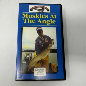 Muskies At The Angle Fishing VHS Tape Bob Mehsikomer's Simply Fishing - Picture 1 of 4