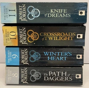The Wheel Of Time Books By Robert Jordan Paperback Bundle of x4 8 9 10 11 Joblot - Picture 1 of 8