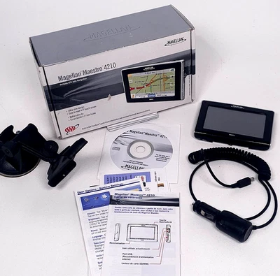 Magellan Maestro 4210 Portable GPS Car Navigator System 4.3" Navigation Bundle - Image 1 of 4