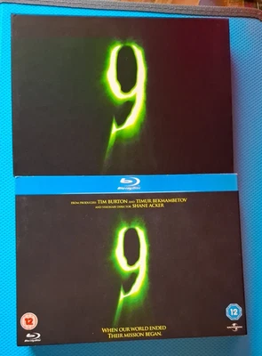 9 ( NINE ) - LIMITED EDITION BOOK / BLU-RAY - TIM BURTON - 2010 - - Image 1 of 4