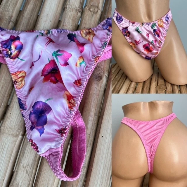 BRAGAS BIKINI TANGA FLORAL VINTAGE talla L Foto 1 de 1