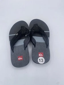SANDALIAS CHANCLAS QUIKSILVER JOVEN NIÑO TALLA 13 Negro y Gris - Imagen 1 de 5