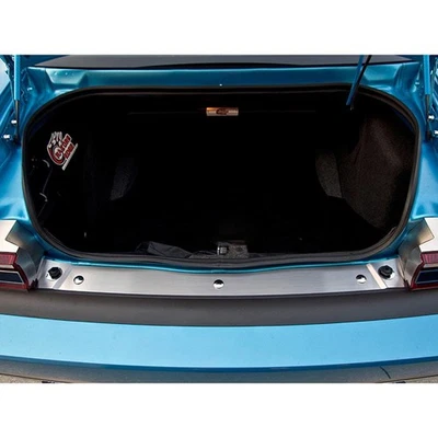 Forro de maletero de acero inoxidable cepillado para Dodge Challenger SRT8 2008-2014 Foto 1 de 4