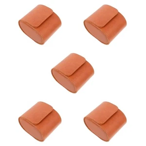  Set of 5 Aufbewahrungsbox Für Uhren Mann Fräulein Uhrenzubehör PU-Uhrenhalter - Bild 1 von 12