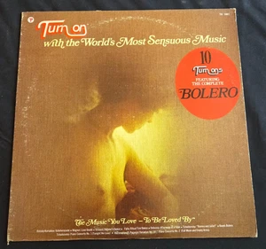 TURN ON With Most Sensuous Music BOLERO 1978 12" Vinyl Record LP - VG+ TO 1001 - Picture 1 of 6