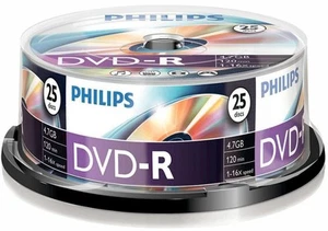 PHILIPS - DVD-R vierges 16x vitesse - Pack de 25 - Photo 1/1