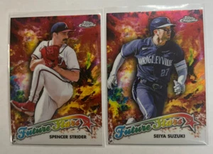 2023 Topps Chrome Strider & Suzuki (2 Card Lot) Future Stars Inserts - Picture 1 of 2