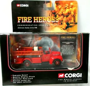 CORGI CS90011 FIRE HEROES 1953 MACK B OPEN PUMPER BOSTON F.D. NEW - Picture 1 of 3