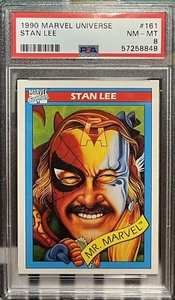 Marvel Universe Stan Lee #161 1990 PSA 8 - Imagen 1 de 2