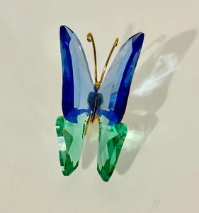 SWAROVSKI Crystal Paradise Bugs: Butterfly Acadia Sapphire Medium 250462 - Picture 1 of 4