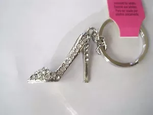 Rhinestone High Heel Shoe Key Chain NWT - Picture 1 of 4