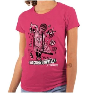 Machine Gun Kelly MGK Downfall 50 Hip Hop Womens Top Junior Graphic Tee - Picture 1 of 7