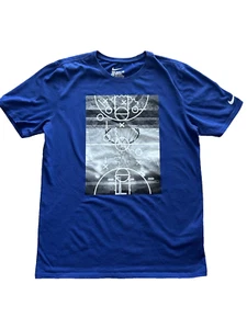 The Nike tee men shirt round neck short sleeve size M color blue - Picture 1 of 6