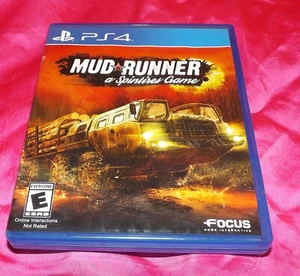 🎮 SONY PLAYSTATION 4 PS4 MUD RUNNER A SPINTIRES GAME - Picture 1 of 3