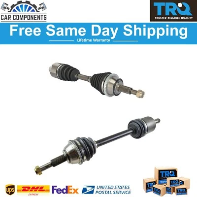 TRQ New Front CV Joint Axle Shaft Assembly LH RH Pair of 2 For 1986-2004 Ford - Image 1 of 3