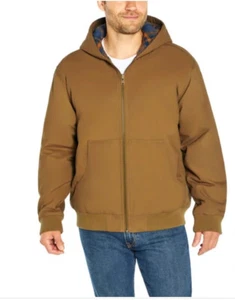 Woolrich Herren Canvas Hooded XL Jacke, Kapuze, Flanellfutter, 100% Baumwolle - Bild 1 von 6
