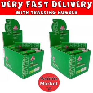 Gizeh Extra Slim Fine Blättchen 2x Full Box Total 100 Packungen X 66 Blatt - Bild 1 von 4