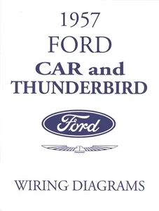 1957 FORD & THUNDERBIRD  WIRING DIAGRAM  MANUAL - Picture 1 of 1