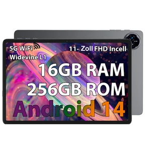 Octa-Core Tablet 11" Android 14 16+256GB Widevine L1 5GWiFi Dual kamera IPS GMS - Bild 1 von 11