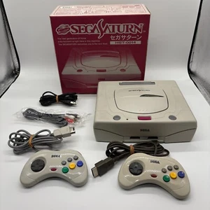 Sega Saturn Console White HST-3220 NTSC-J Tested / Choose Your Bundle - Picture 1 of 20