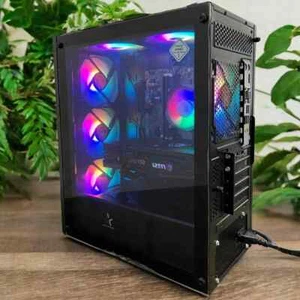 Gaming PC RGB Desktop Computer i7 32GB 1TB SSD RTX 3060 12GB WIFI 6 BT WIN10 - Picture 1 of 10