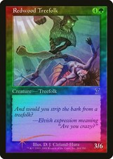 Redwood Treefolk FOIL 7th Edition NM Green Common MAGIC MTG CARD ABUGames
