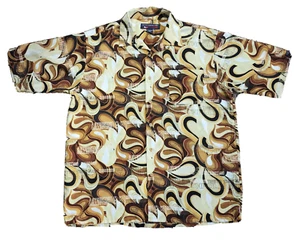 Camisa de gran tamaño estilo hawaiano South Pole para hombre con botones talla XL estampado integral - Imagen 1 de 11