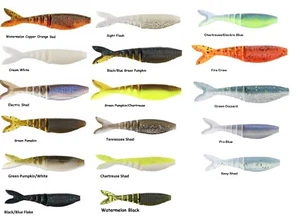 ORIGINAL Yamamoto 4" Zako Swimbait - Choice of Colors - Picture 1 of 1