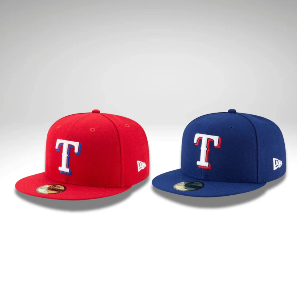 Texas Rangers TXR MLB Authentic Collection New Era 59FIFTY Fitted Cap - Image 1 of 1