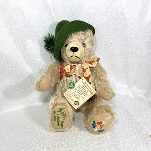 Hermann Max The Happy Wanderer Teddy Bear Musical Ltd. Edition Mohair Jointed - Picture 1 of 15