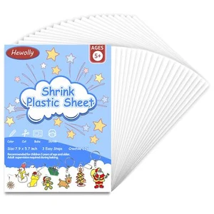 tHewolly 24 Pieces Shrink Plastic Sheets,Shrinky Dinks Paper Shrink Film Shee... - Picture 1 of 7