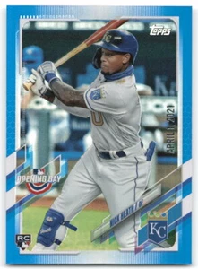 2021 Topps Opening Day #23 Nick Heath Blue Foil Kansas City Royals 2J - Picture 1 of 2