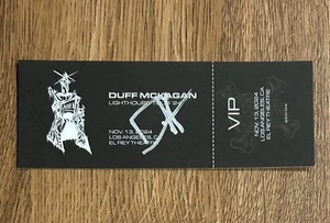 Signed Duff McKagan official VIP souvenir ticket Guns N Roses autographed - Picture 1 of 1