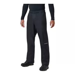 Pantalones de lluvia impermeables Columbia Rebel Roamer para hombre - talla 3XL - negros XT8175 ¡NUEVOS! - Imagen 1 de 5