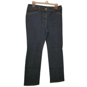 NWOT NEW Anne Klein High Rise Skinny Dark Wash Denim Jeans 8P 8 - Picture 1 of 5