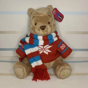 Disney Store Exclusive Winnie Puuh Weihnachten 2008 Plüschtier Kuscheltier - Neu - Bild 1 von 8