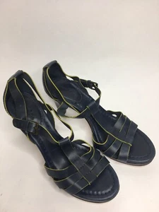Slingback-Absätze Boden blau brasilianisches Leder • Größe 39 *NEU OHNE VERPACKUNG • SCHÖN!! - Bild 1 von 11
