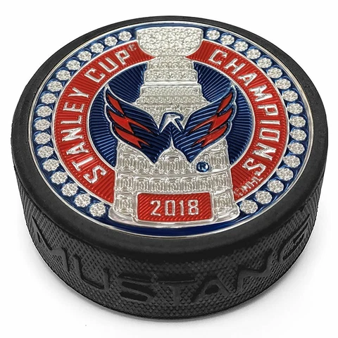 Washington Capitals Stanley Cup Dynasty TRIMFLEXX 3-D Puck w/Embossed Finish NEW Cover
