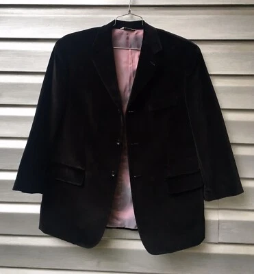 Blazer Chaqueta Terciopelo Negro WILKE RODRIGUEZ Foto 1 de 3